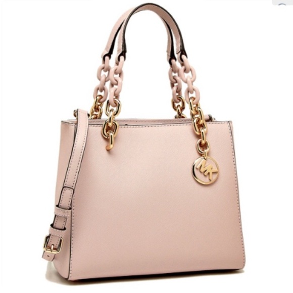 Michael Kors Handbags - NWOT $248 Michael Kira Cynthia Saffiano leather satchel with longer strap